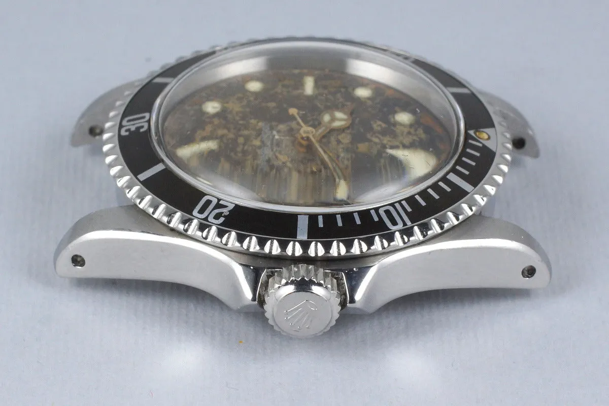 1961 Rolex Submariner 5512 PCG with Tropical Gilt Chapter Ring 2 Line Dial
