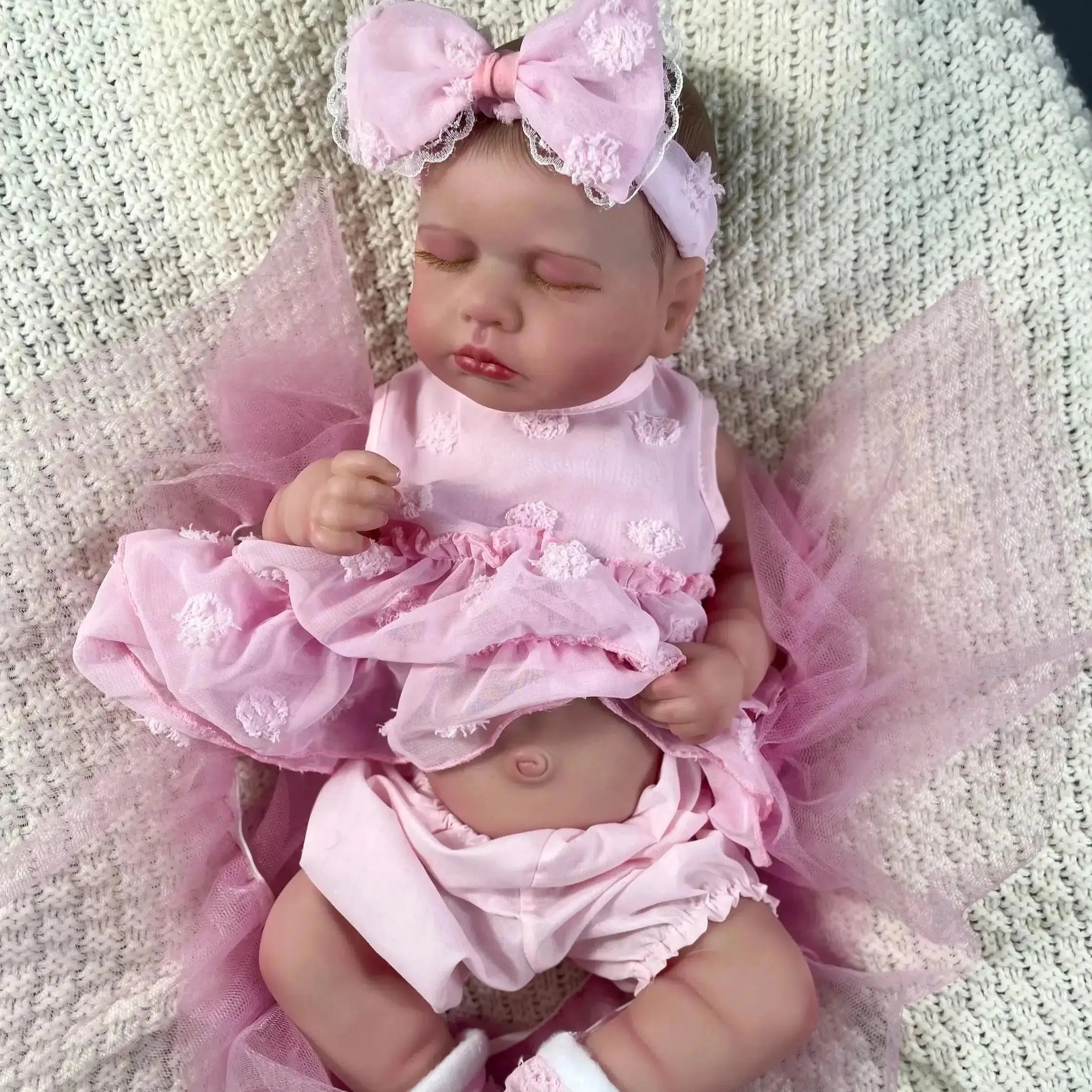 20 Inch Full Body Silicone Vinyl Reborn Bella