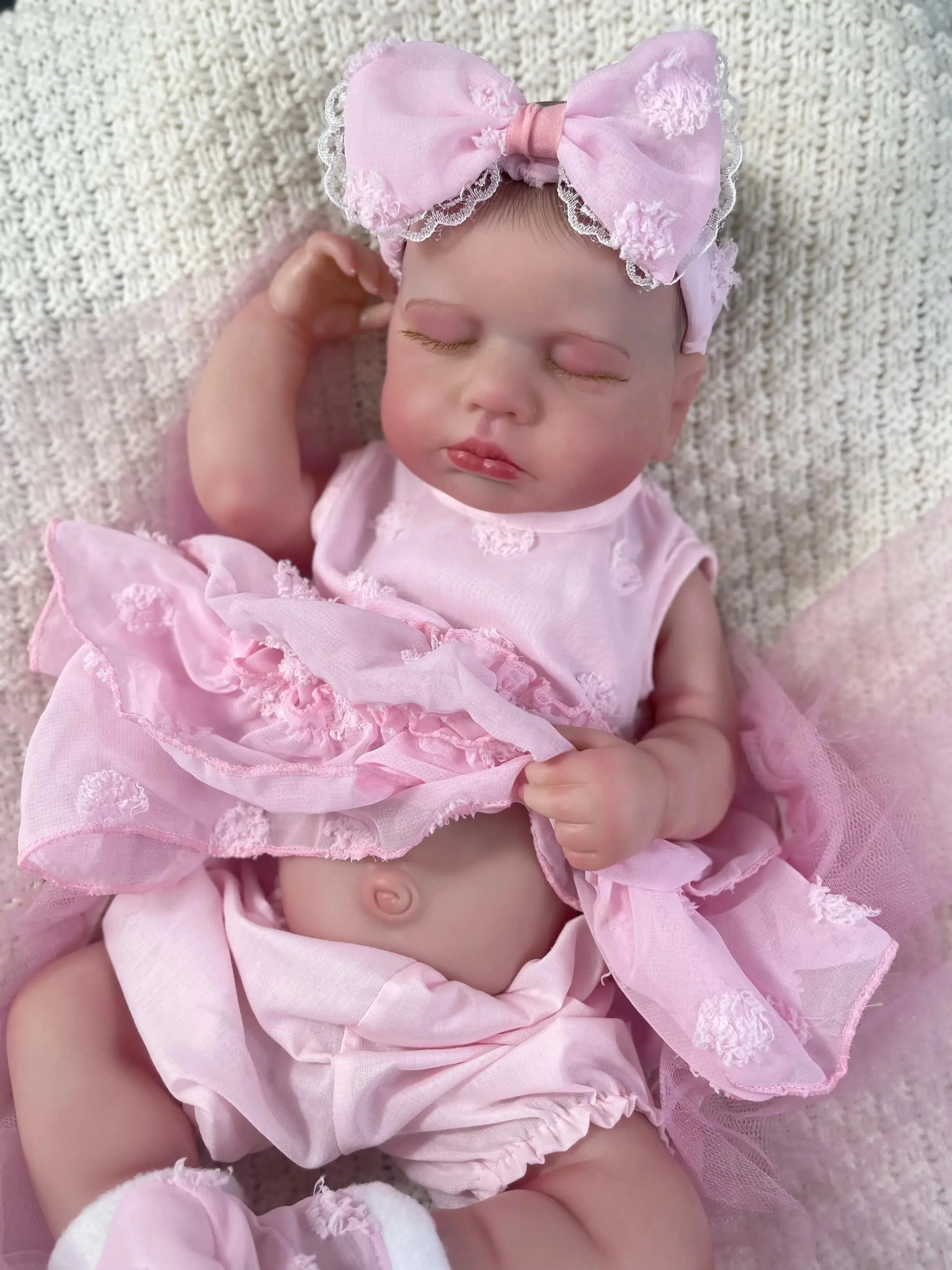 20 Inch Full Body Silicone Vinyl Reborn Bella