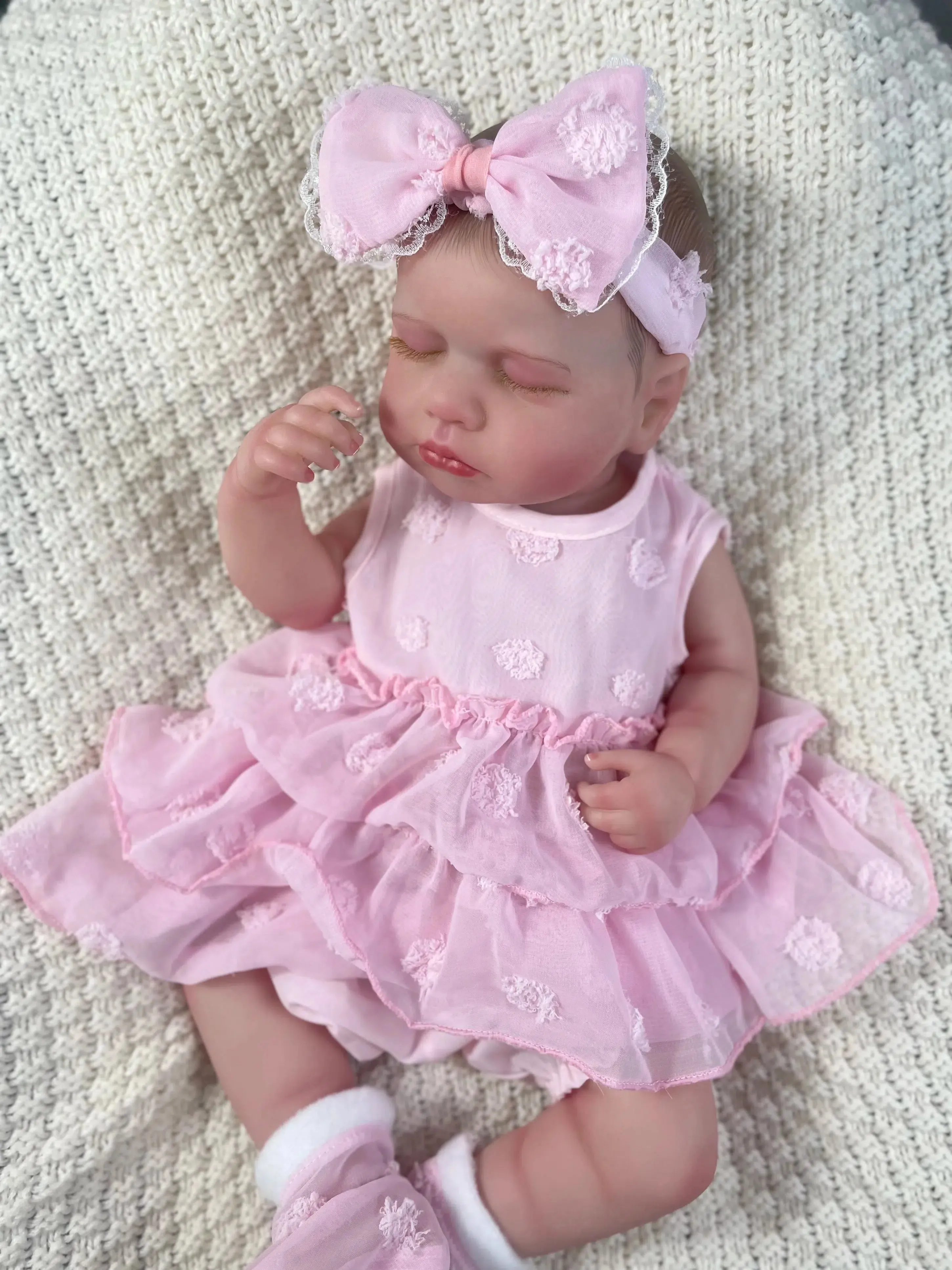 20 Inch Full Body Silicone Vinyl Reborn Bella