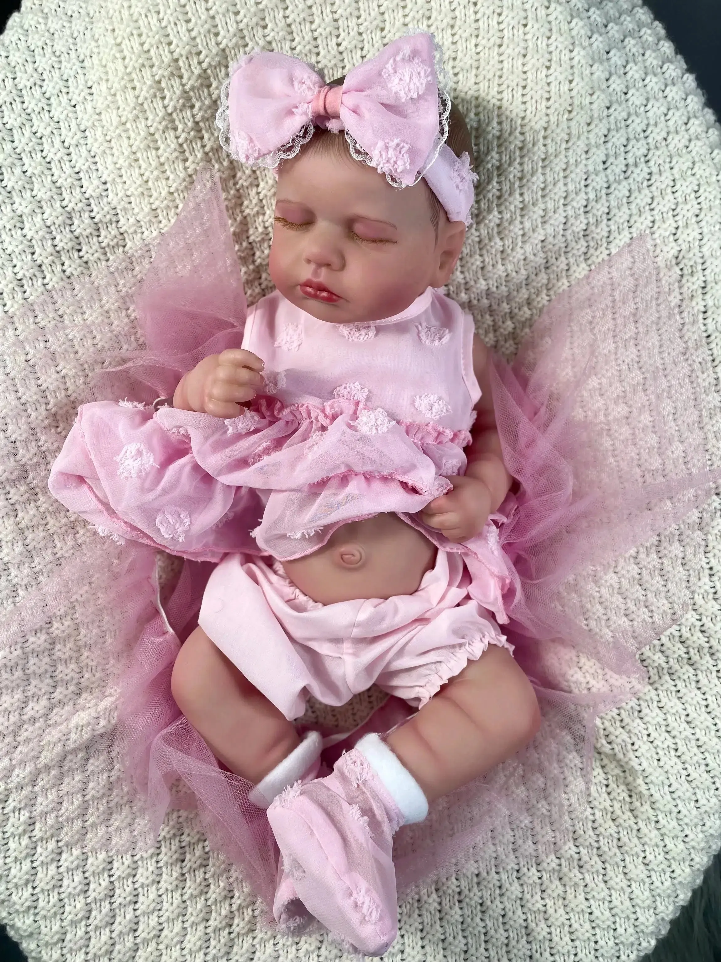 20 Inch Full Body Silicone Vinyl Reborn Bella