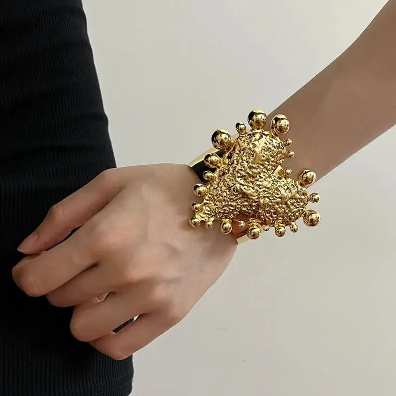 Beats- the Battered Metal Heart Bracelet or Ring 2 Colors