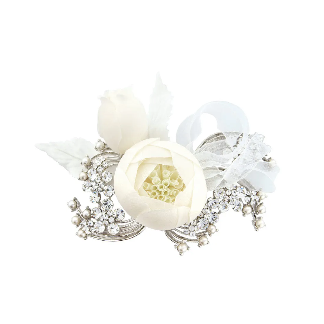Blooms and Ribbons Hair Flower