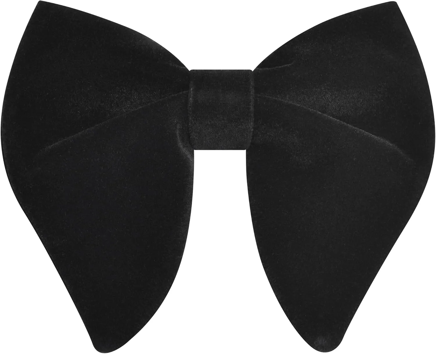 Branduce Velvet Bow Ties for Men Oversize Pre-tie Bowtie Tuxedo Bowties for Wedding