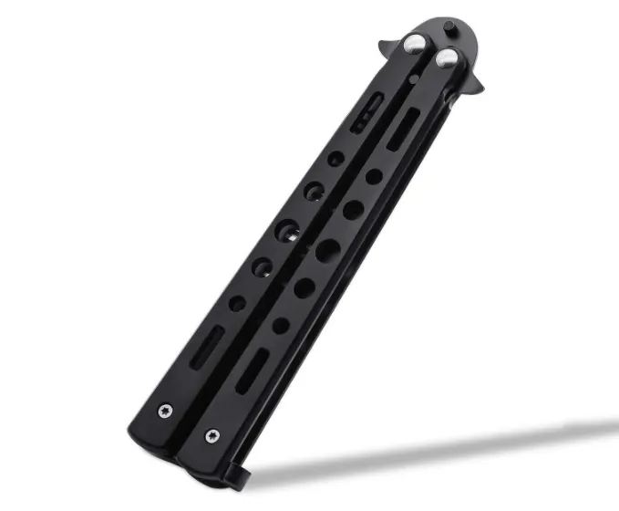Butterfly Training Comb Knife Tool Metal Practice