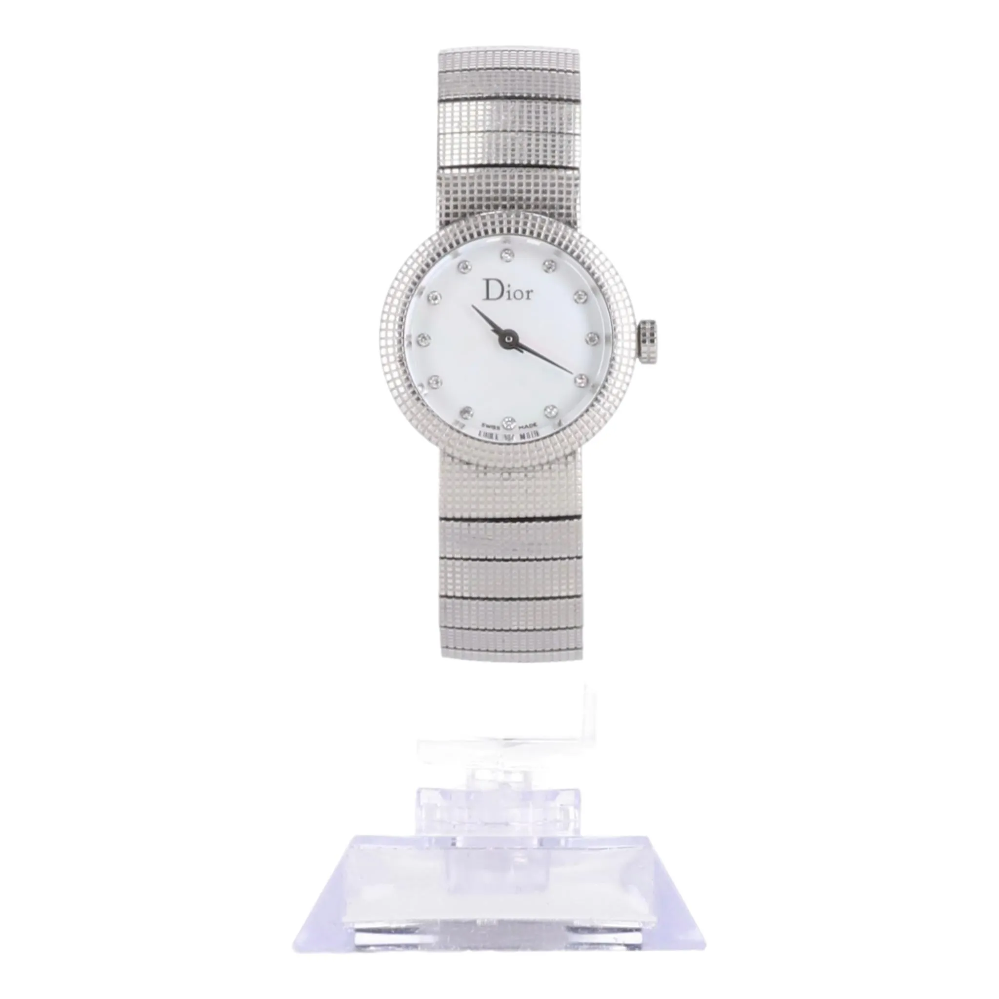 Christian Dior Diamond Dot Dial & Mother Of Pearl Baby D Watch