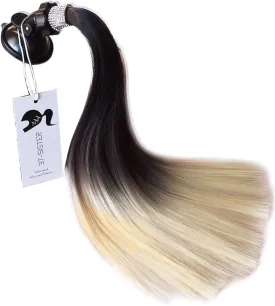 Crystal Pigtails 14inch for Helmet Ponytail Decoration for Motorcycle Bicycle Ski Helmet Accessories Reusable Suction Cup Reusable Design Many Colors (Helmet not Included)