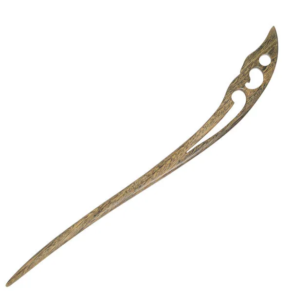 CrystalMood Handmade Carved Wood Hair Stick Invite