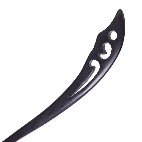 CrystalMood Handmade Carved Wood Hair Stick Invite