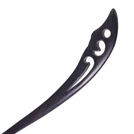 CrystalMood Handmade Carved Wood Hair Stick Invite
