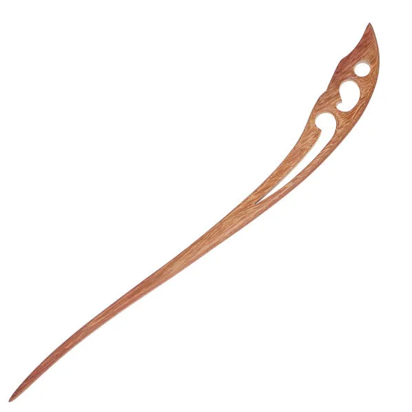 CrystalMood Handmade Carved Wood Hair Stick Invite