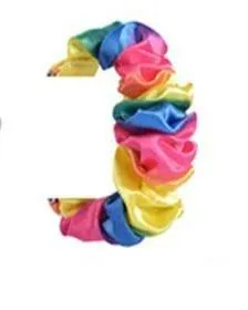 Elastic Fitbit Versa scrunchies Rainbow LBGT Pride colorful equality scrunchie band, fabric stretch 23mm watchband, cute summer scrunchy