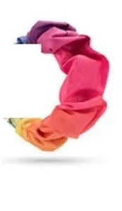 Elastic Fitbit Versa scrunchies Rainbow LBGT Pride colorful equality scrunchie band, fabric stretch 23mm watchband, cute summer scrunchy
