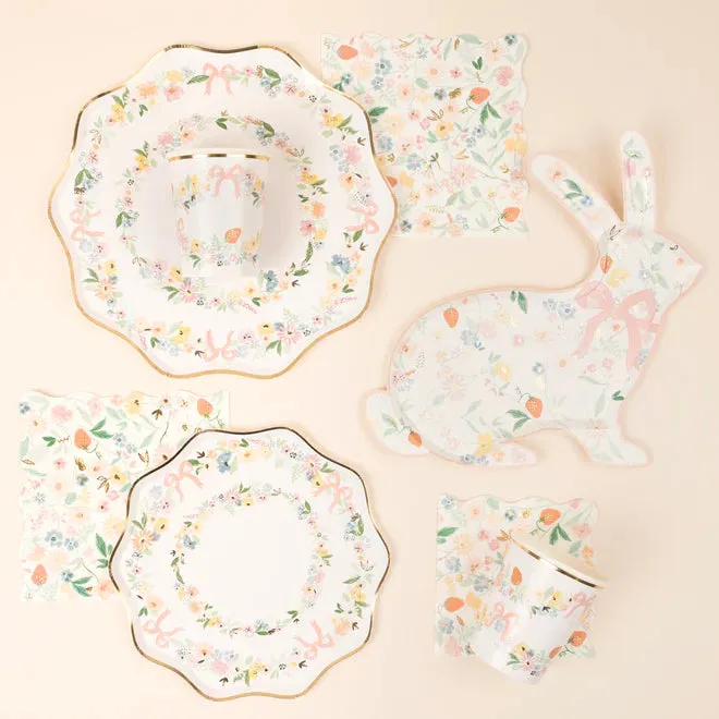 Elegant Floral Large Napkins
