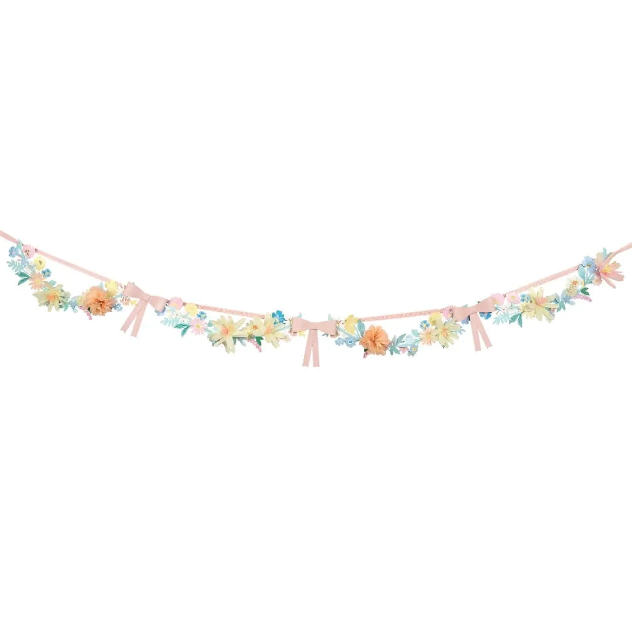 Flower & Bow Party Garland