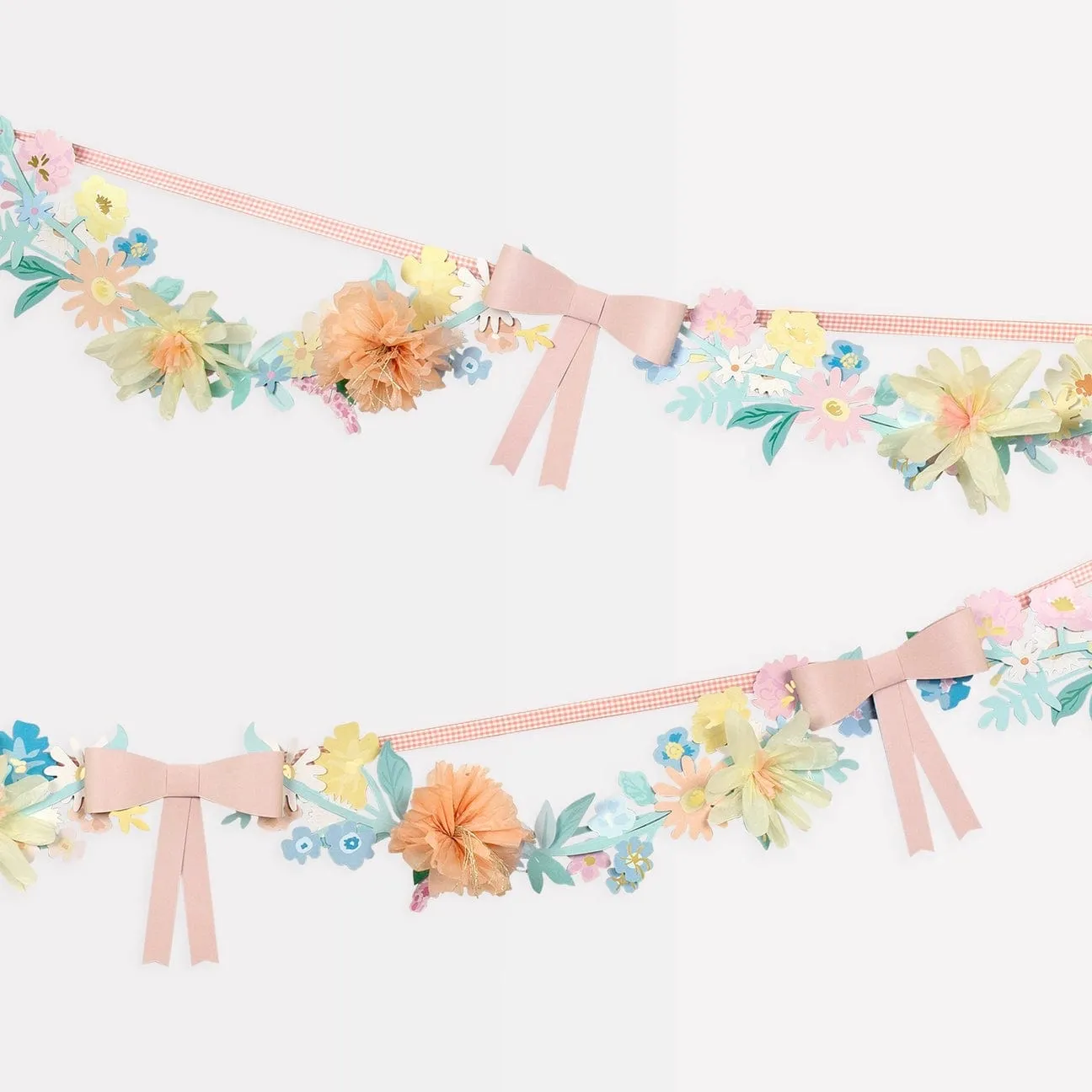 Flower & Bow Party Garland