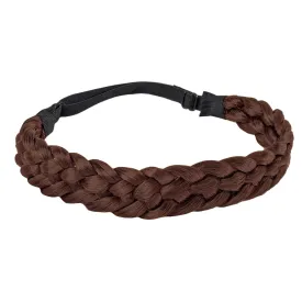 Fumwase 5 Strands Synthetic Braid Headband, Coffee (1, Hairband)