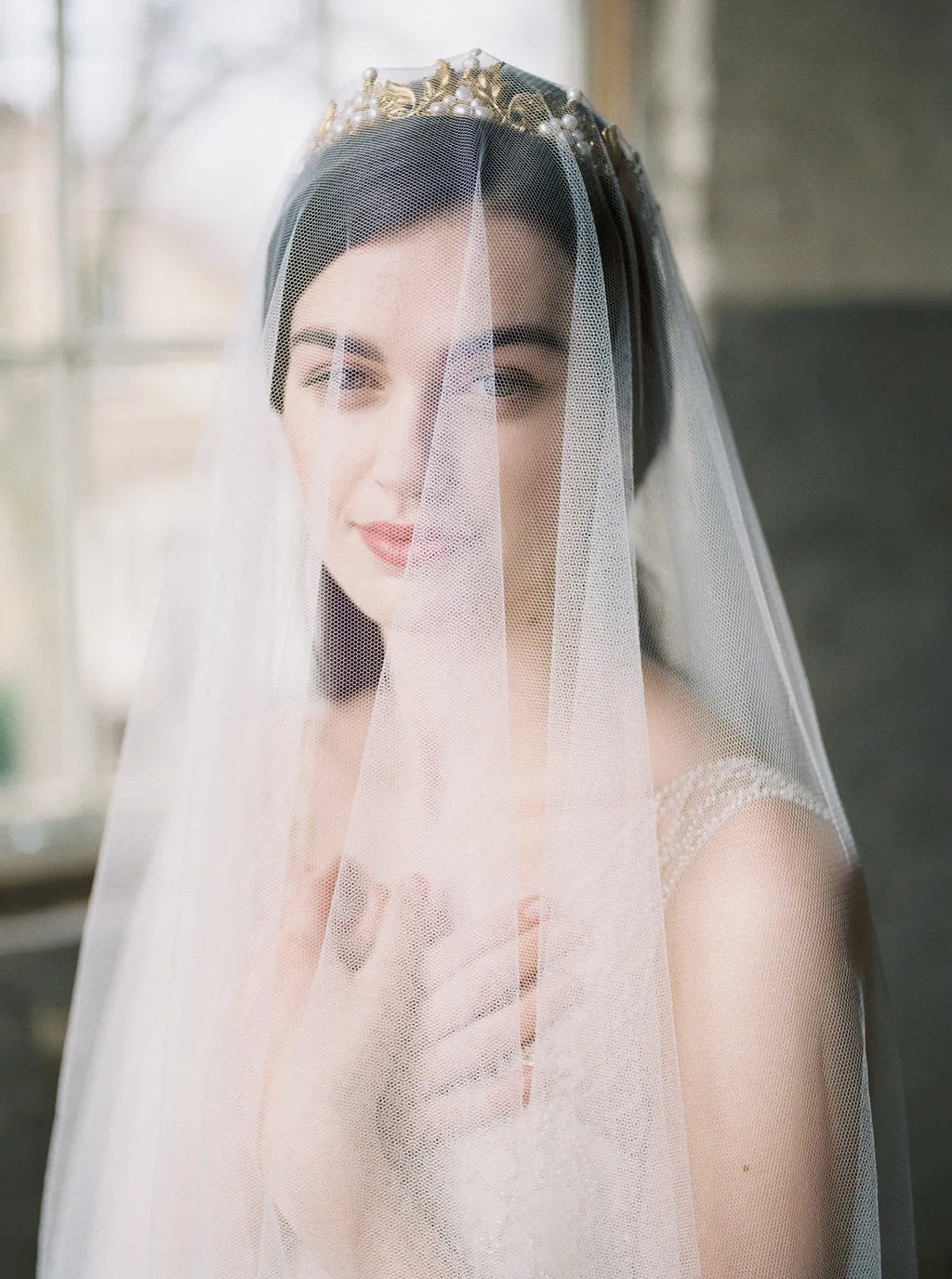 GOSSAMER | Circle Drop Veil