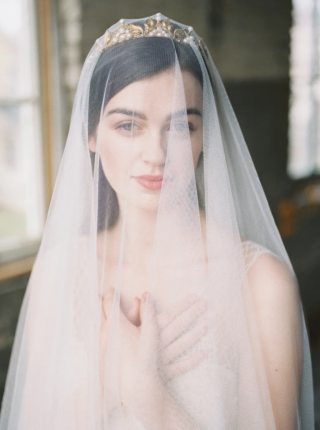 GOSSAMER | Circle Drop Veil