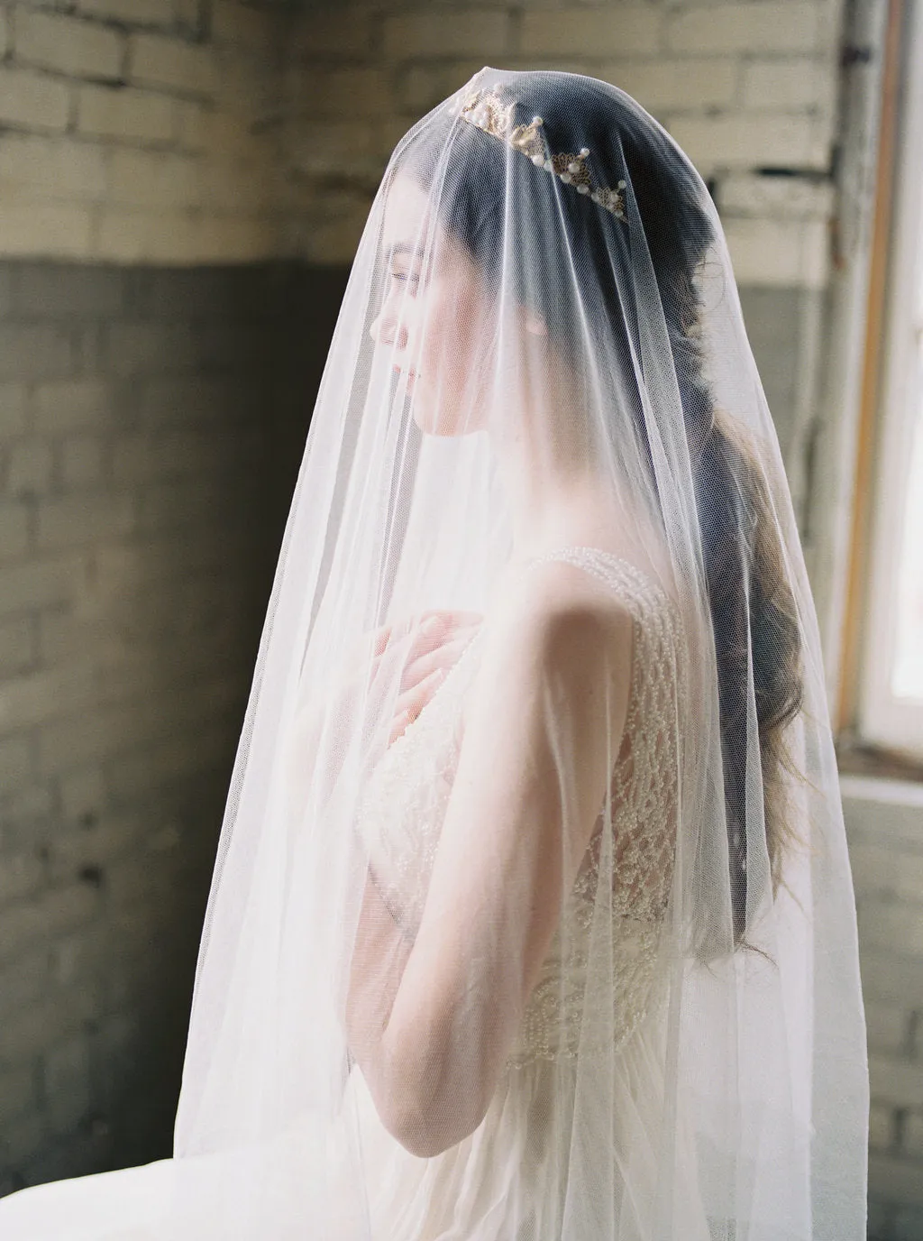 GOSSAMER | Circle Drop Veil