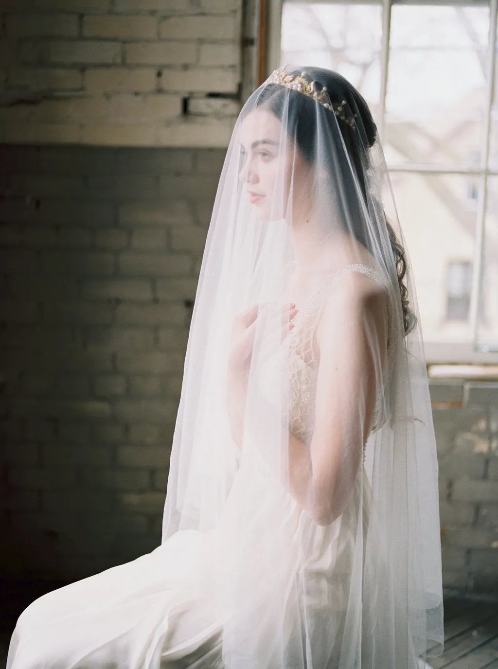 GOSSAMER | Circle Drop Veil