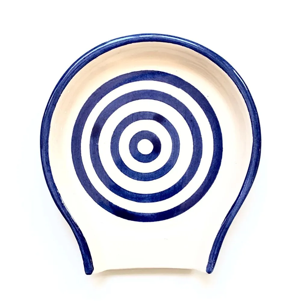 Hand-painted Ceramic Spoon Rest