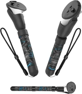 Handle Attachments Compatible with Meta Quest 3S/3, Controller Accessories for Quest 3S, VR Game Gorilla Tag Long Arms Sticks, Beat Saber Handle Extensions Grips for Meta Quest 3 (Phantom)