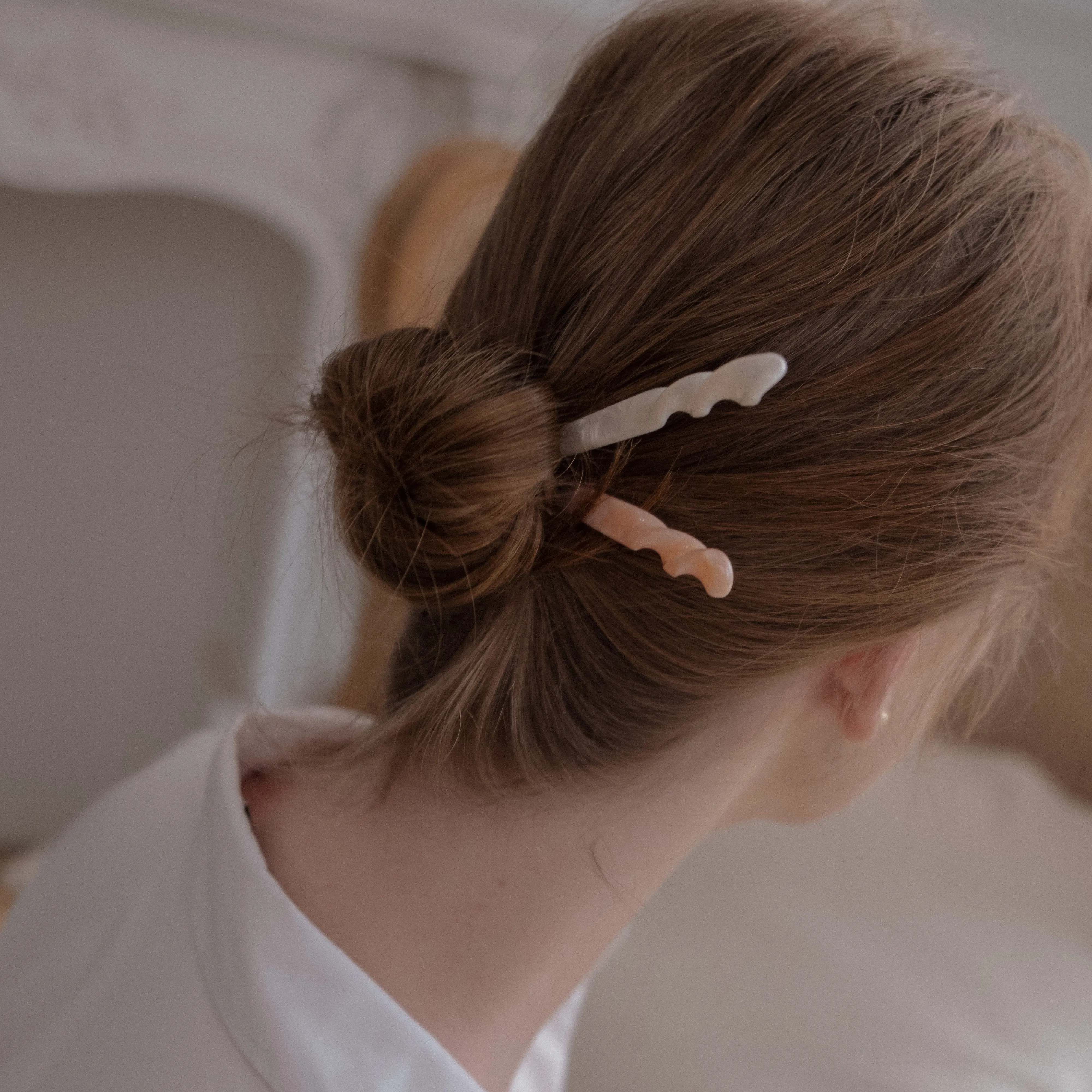 Ivory Tortoise Hair Stick