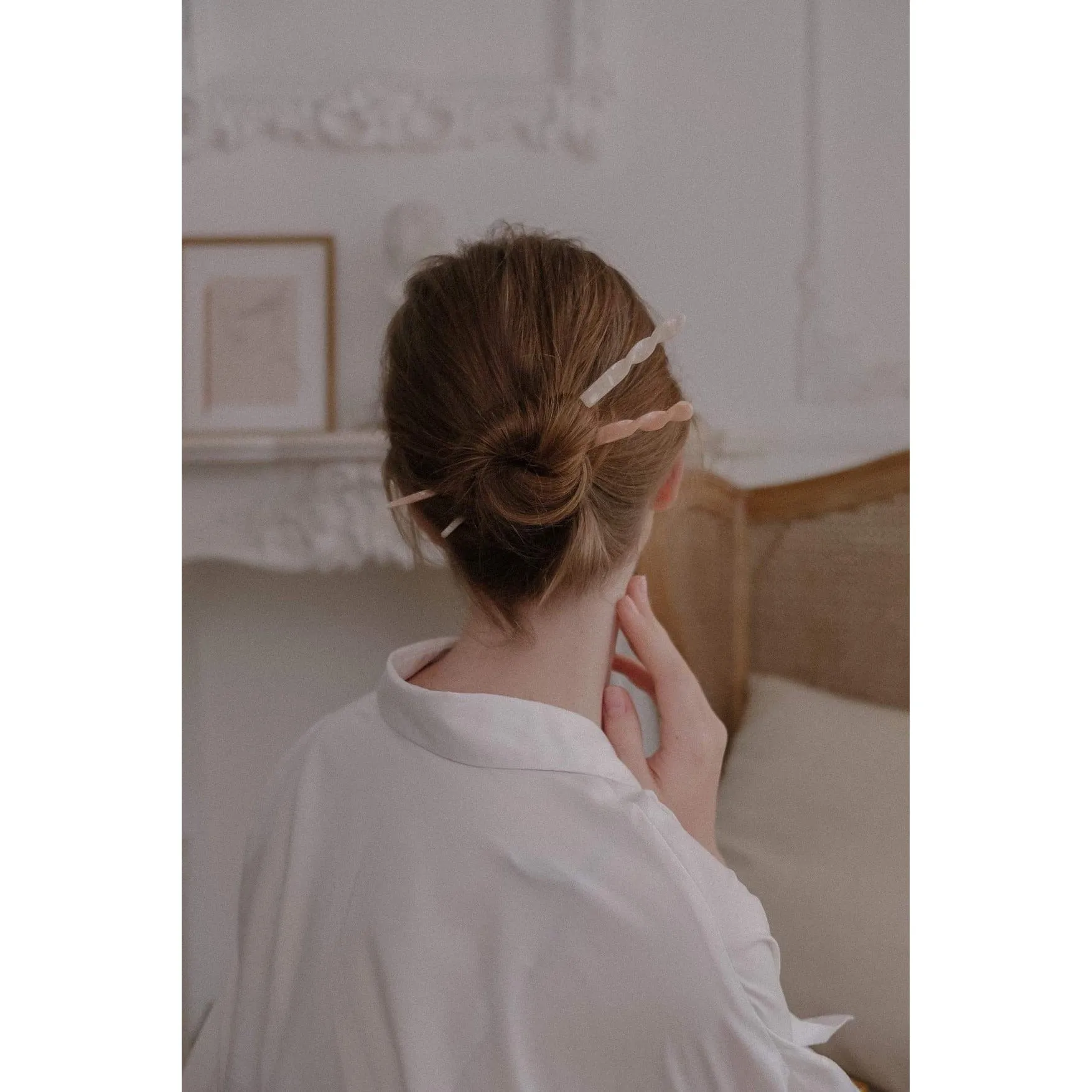 Ivory Tortoise Hair Stick