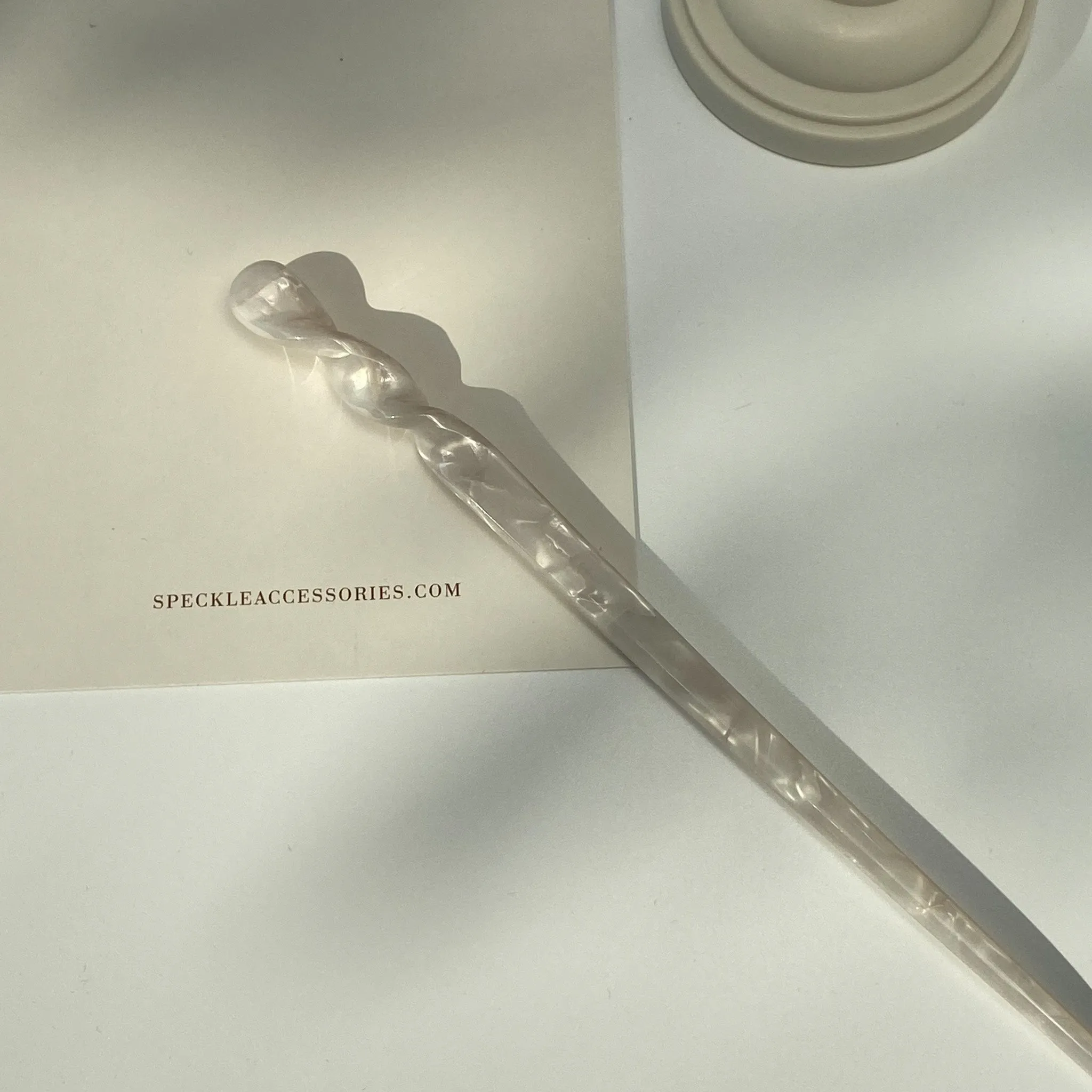 Ivory Tortoise Hair Stick