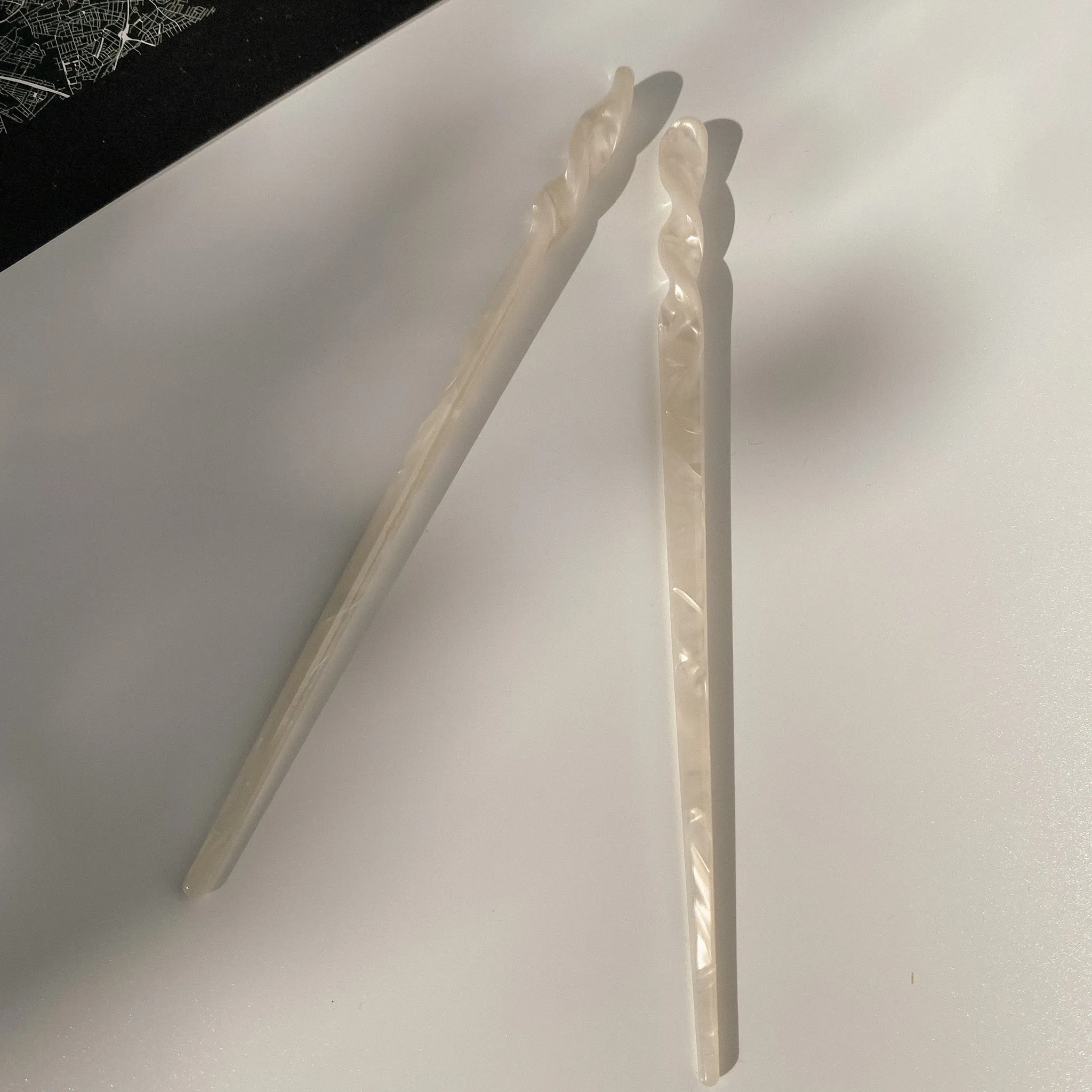 Ivory Tortoise Hair Stick
