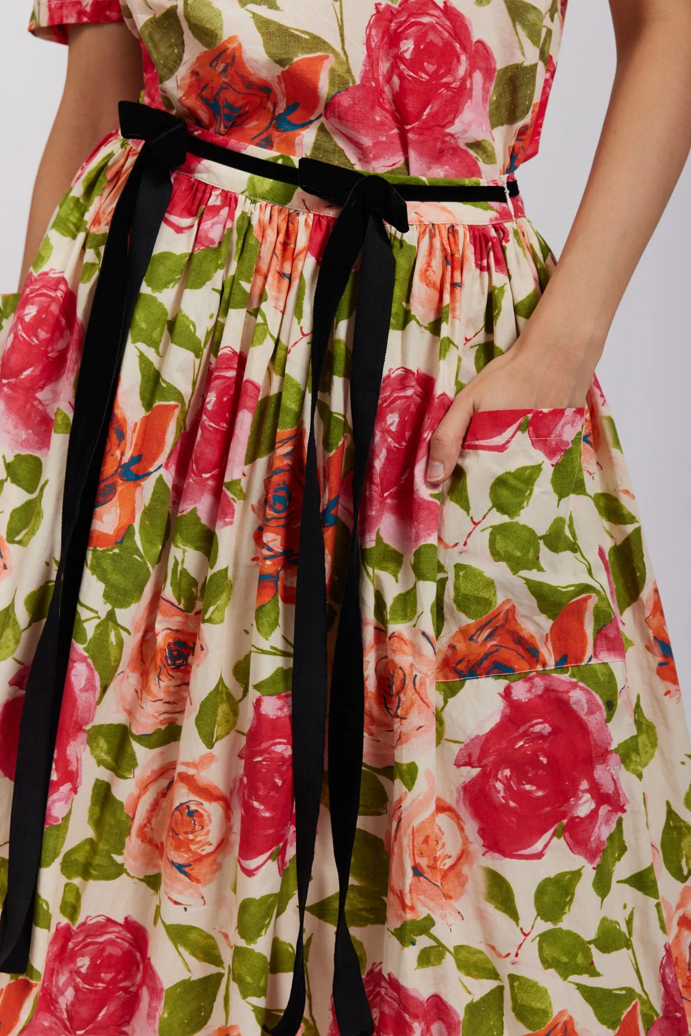 Laura Ashley x Batsheva Kipp Skirt in Tea Rose