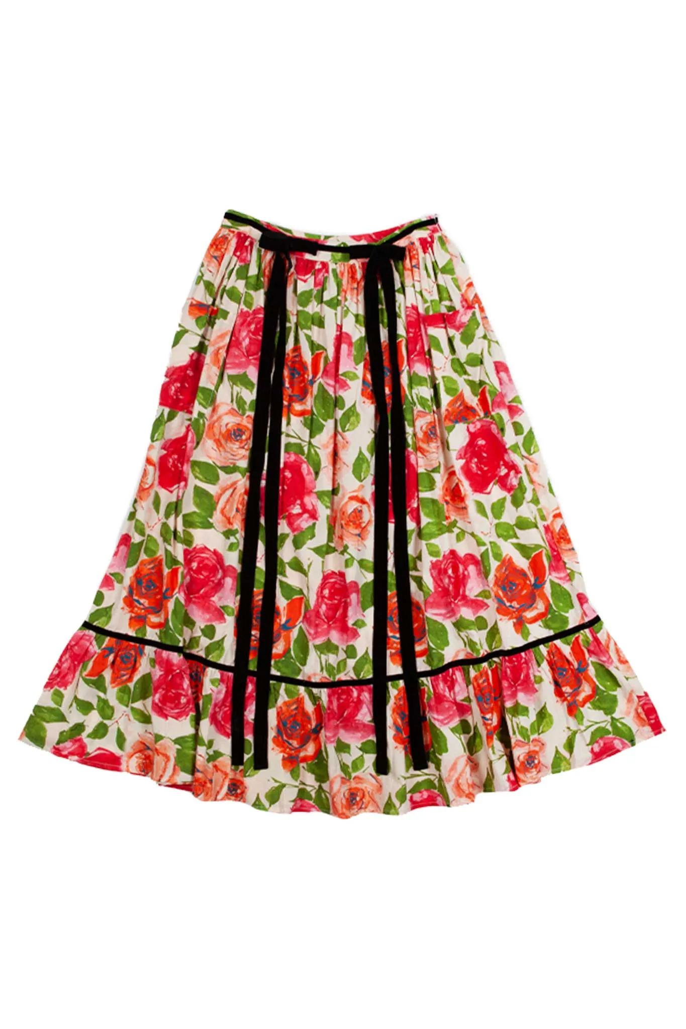 Laura Ashley x Batsheva Kipp Skirt in Tea Rose