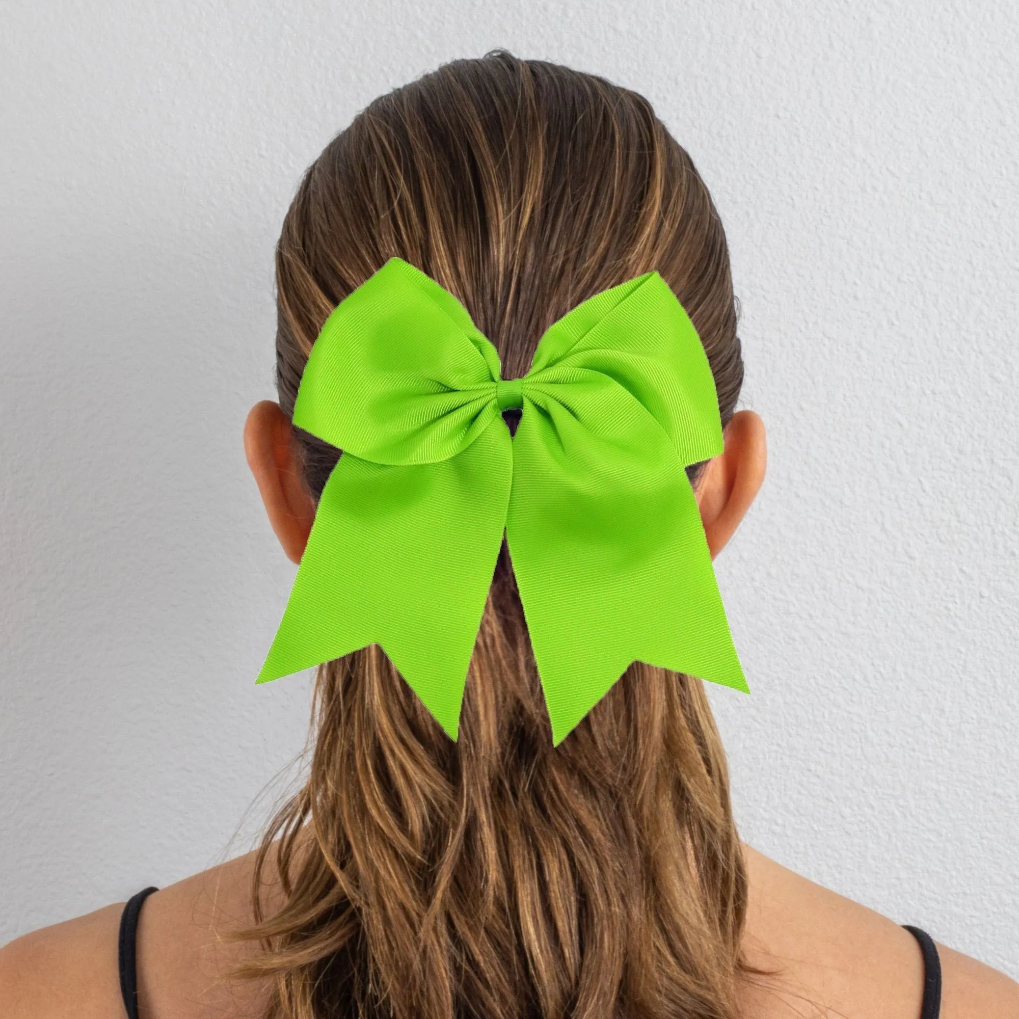 Lime Clip Hair Bow