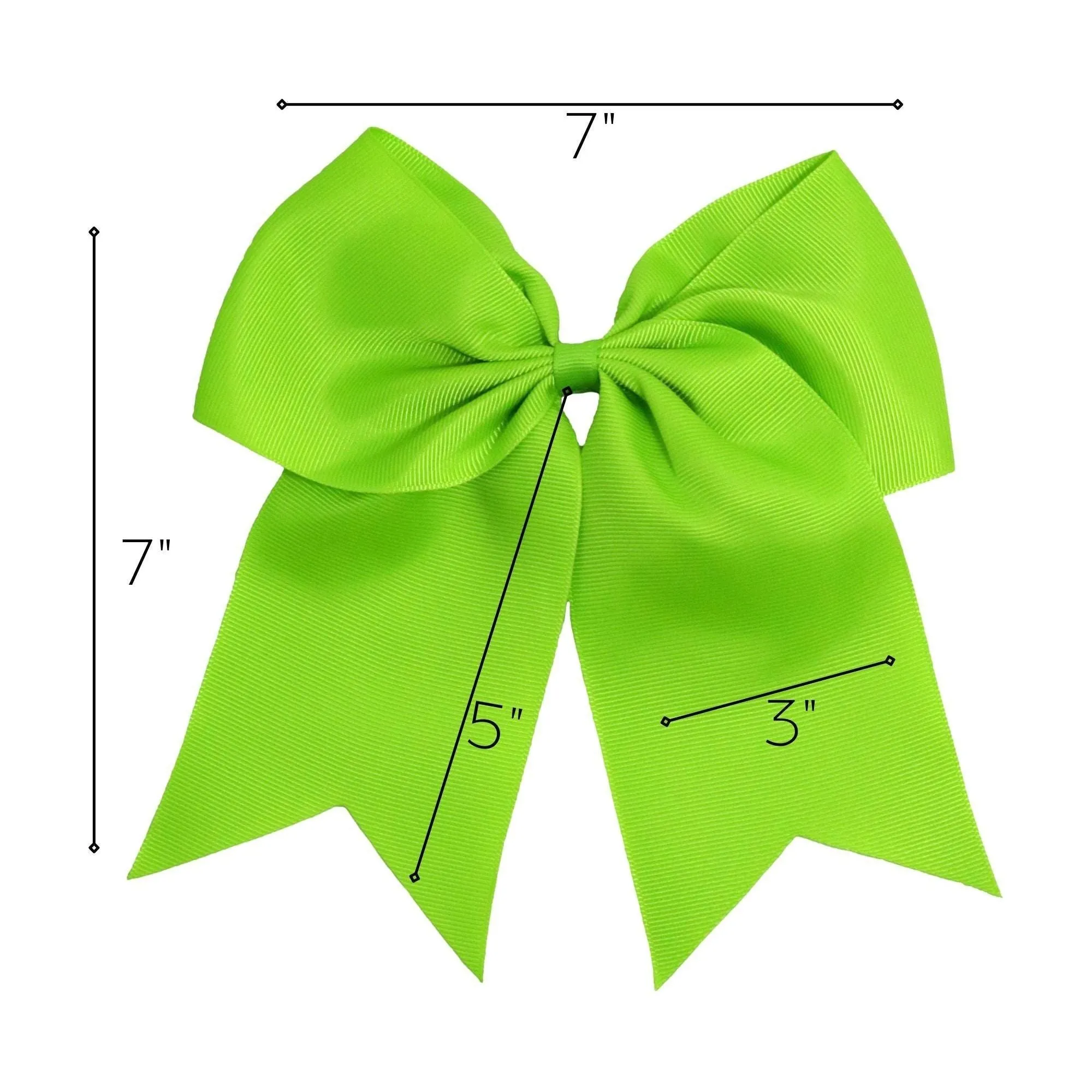 Lime Clip Hair Bow