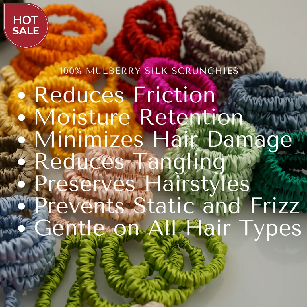 Mini Silk Scrunchie Custom Wholesale