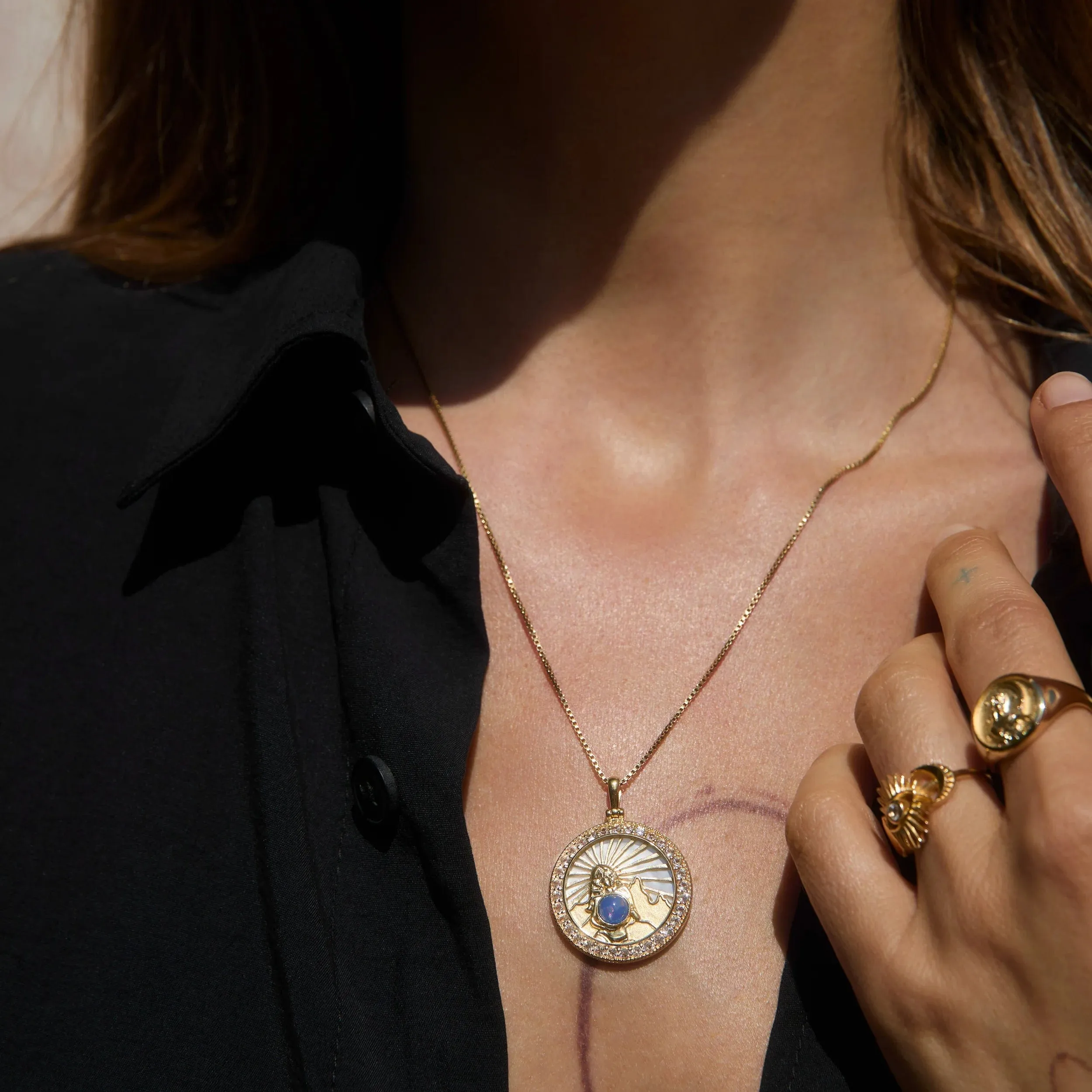 Mother Earth Goddess Necklace