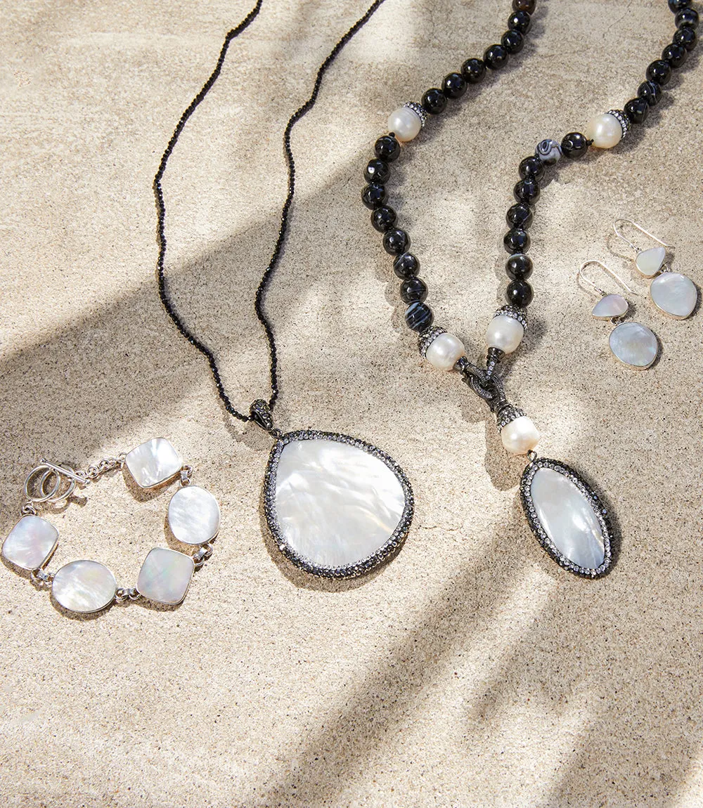 Mother of Pearl Station Bracelet