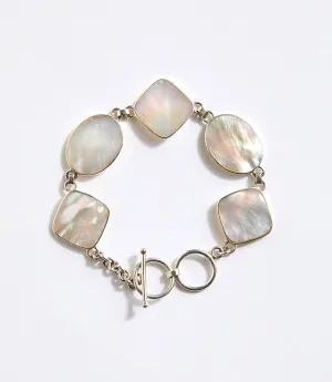 Mother of Pearl Station Bracelet