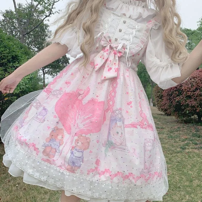 Neko Family Tree Lolita Dress