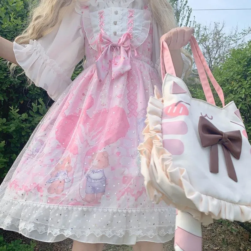 Neko Family Tree Lolita Dress