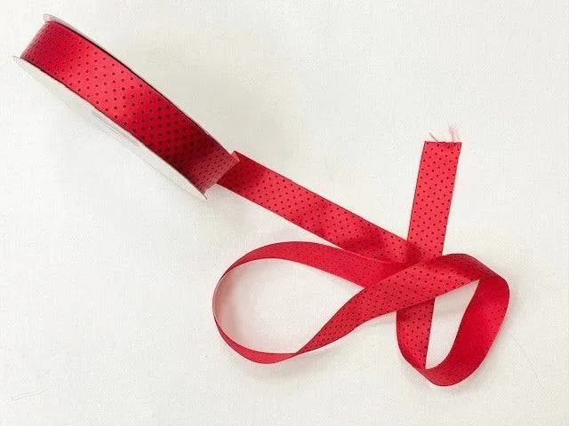 Novelty Satin Ribbon - Small Polka Dots