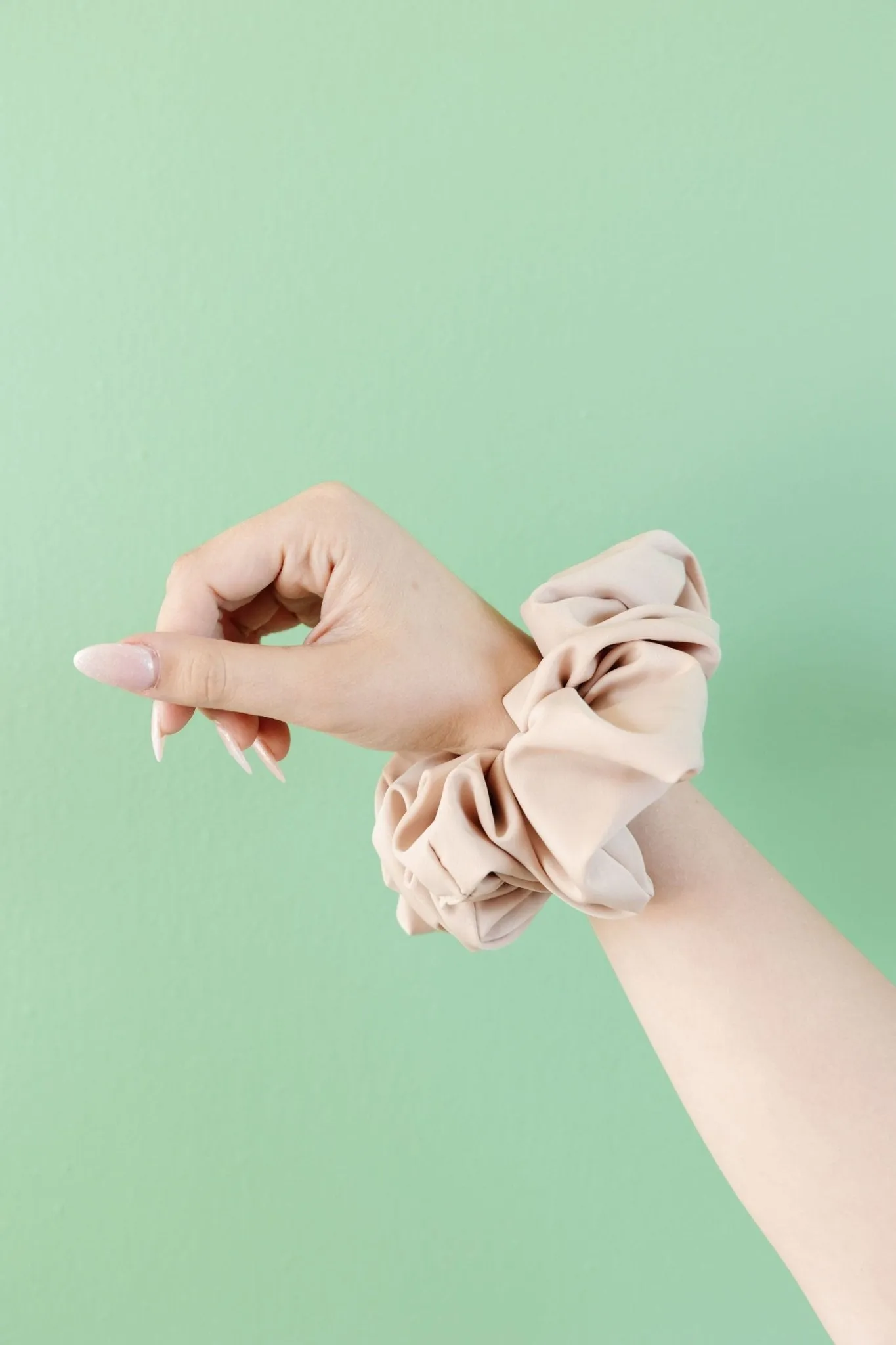 Oat Milk Jumbo Scrunchie