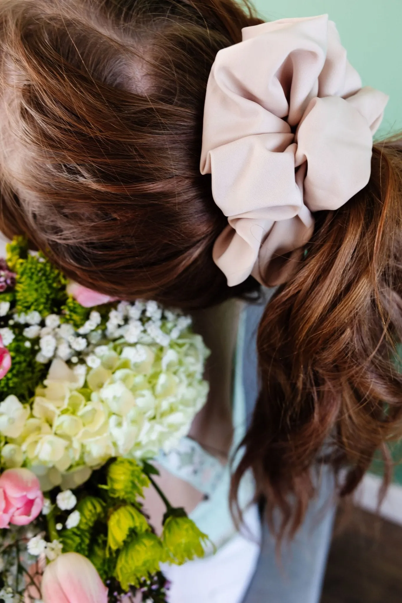 Oat Milk Jumbo Scrunchie