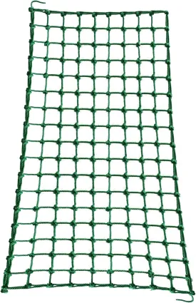 Outdoor & Indoor Premium Climbing Net - 8 Sizes Polyester Fiber. Easy Install with Extras. Handcrafted & Practical. Ideal Gift. (4ft x 8ft)