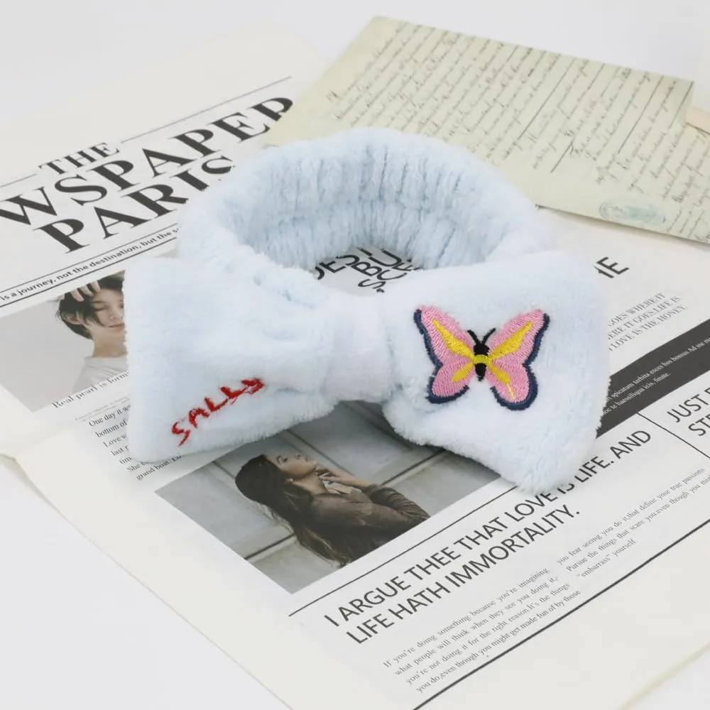 PERFECTSIGHT Spa Headband for Washing Face, 2 Pack Cute Animal Hair Band for Washing Face Shower Yoga Sports Beauty Skincar Party, Soft Fluffy Makeup Headband, Kawaii Facial Headbands for Woman Girls