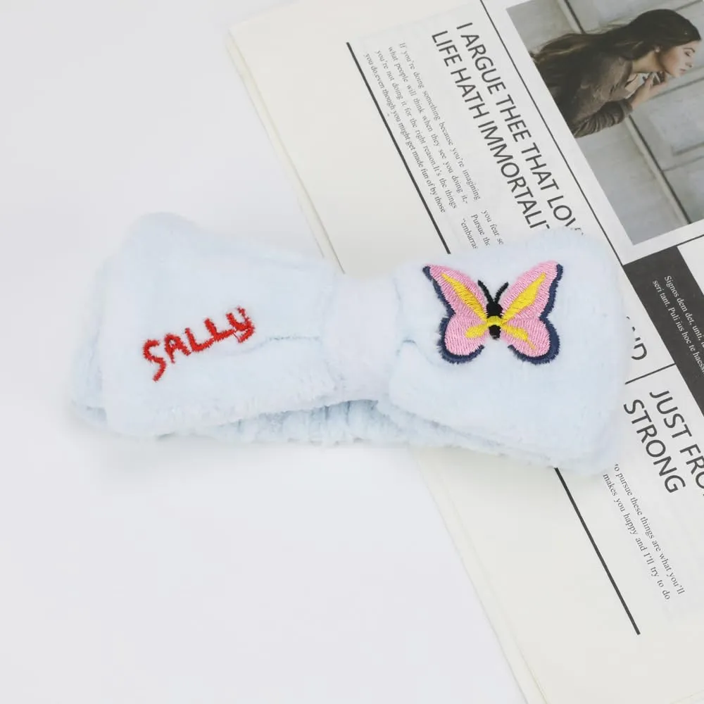 PERFECTSIGHT Spa Headband for Washing Face, 2 Pack Cute Animal Hair Band for Washing Face Shower Yoga Sports Beauty Skincar Party, Soft Fluffy Makeup Headband, Kawaii Facial Headbands for Woman Girls