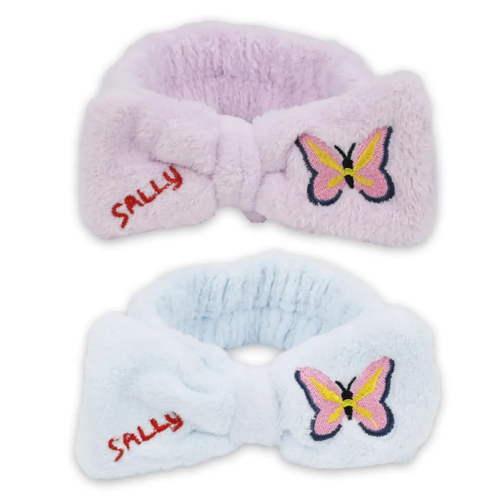 PERFECTSIGHT Spa Headband for Washing Face, 2 Pack Cute Animal Hair Band for Washing Face Shower Yoga Sports Beauty Skincar Party, Soft Fluffy Makeup Headband, Kawaii Facial Headbands for Woman Girls