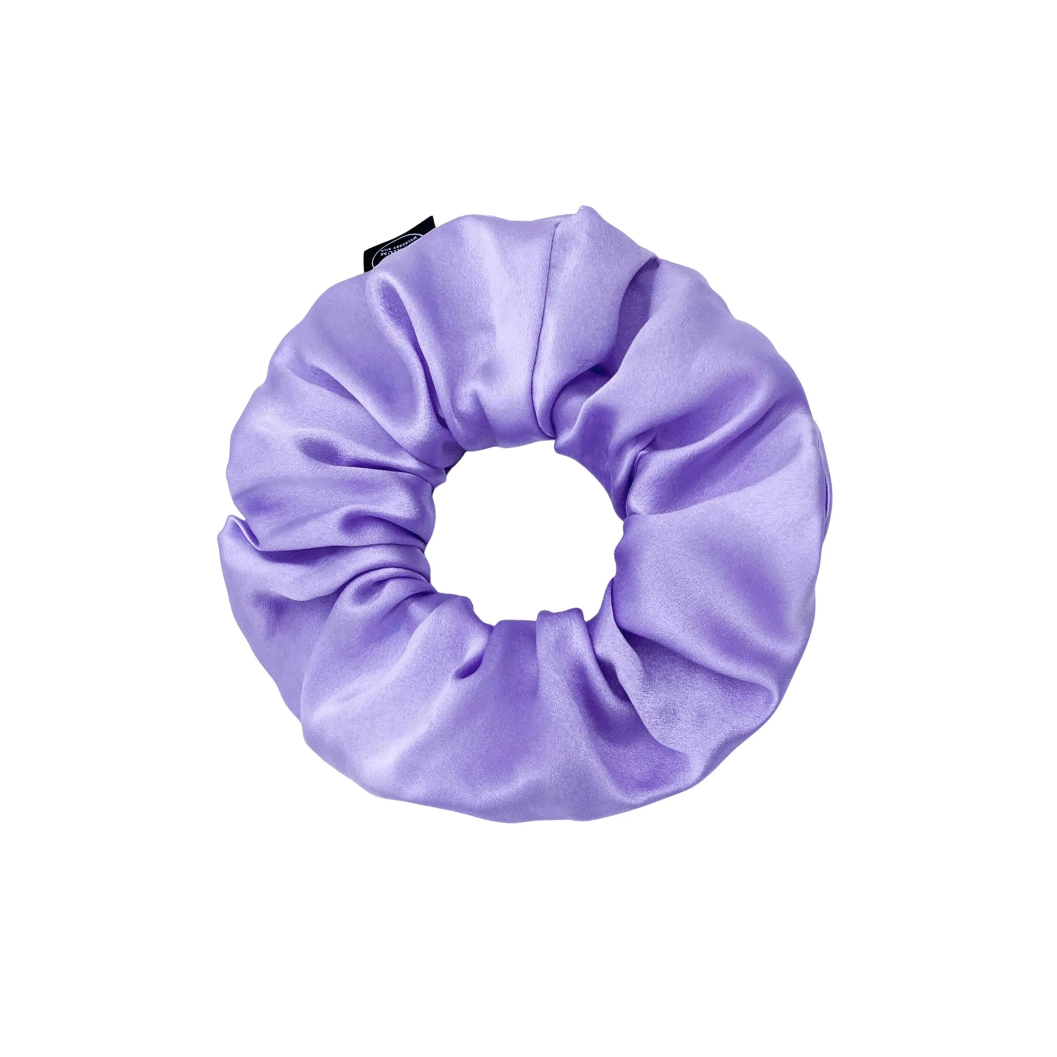 Premium Mulberry Silk Scrunchie - Pink - Extra Large