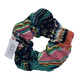 Rainbow Chevron Scrunchie